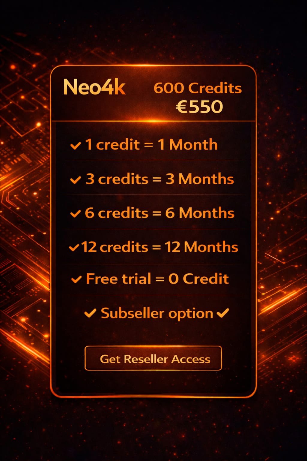 Neo4k Credits